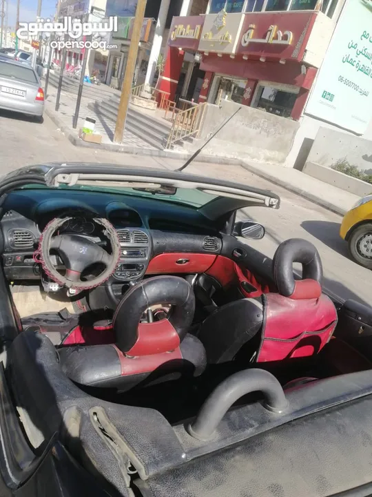 سيارة بيجو كشف 206cc موديل 2006 للبيع