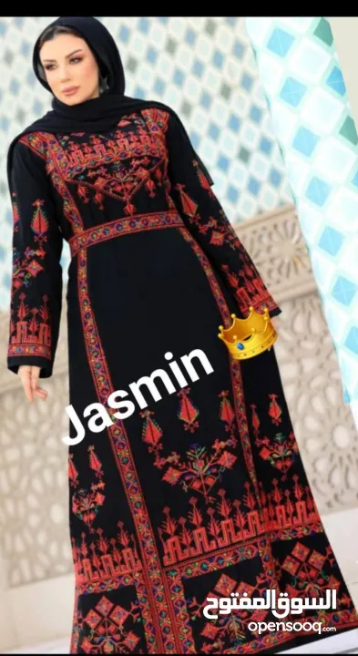 فستان مطرز مميز للمناسبات يوجد عدة مقاسات