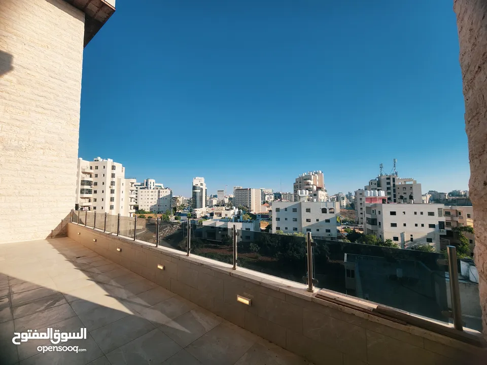 شقة اجار رام الله الارسال طابق خامس طلة مميزة