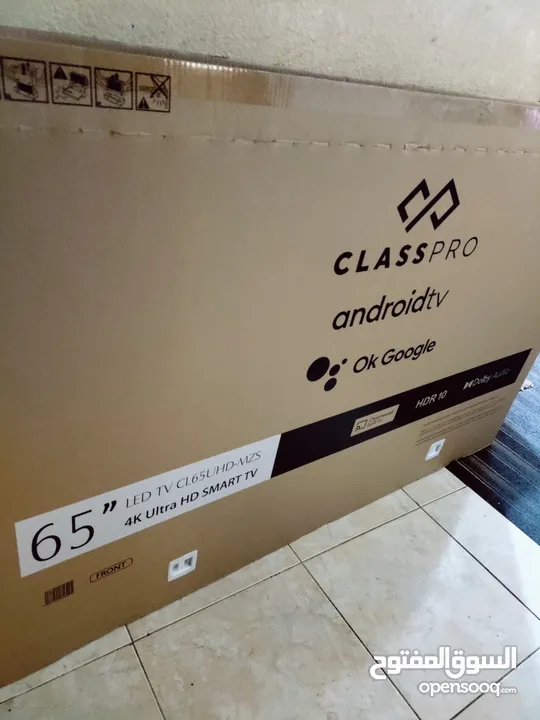 NEW CLASSPRO 65" LED Android Smart TV UltraHD