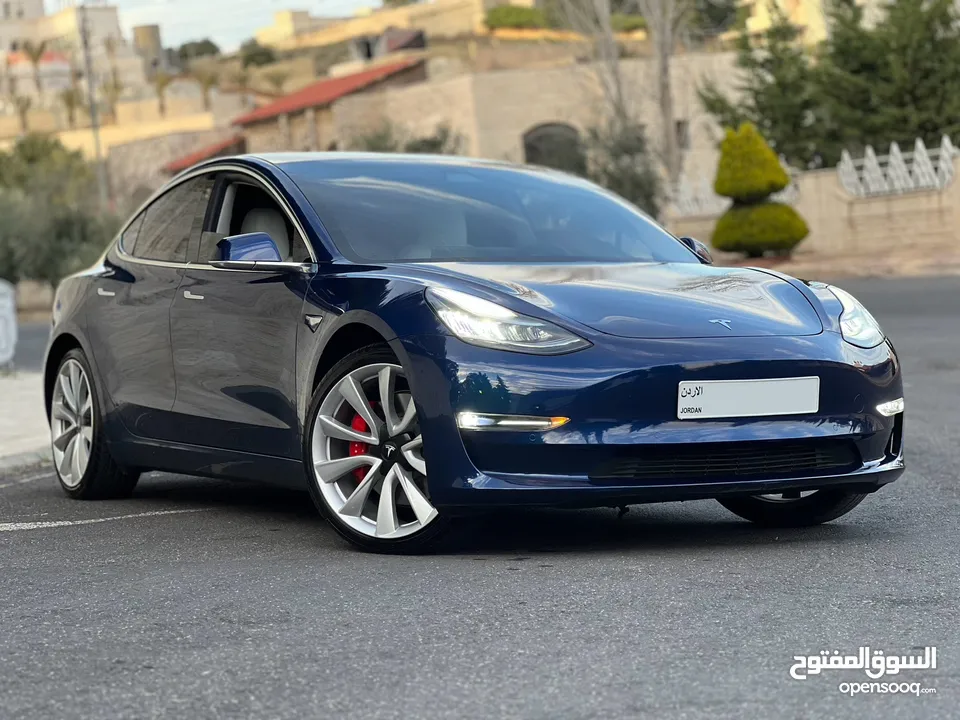 ‏ Model 3 Performance 2019 (Long Range- Dual Motor) قابل البدل