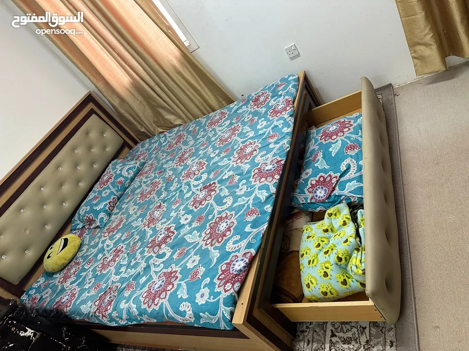 king size customized Bed - Inbuilt Drawer