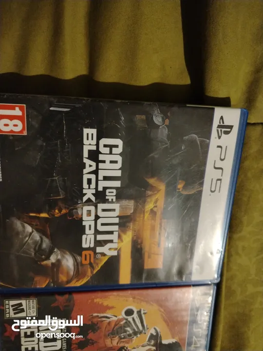 سيديات ps4 and ps5 للبيع سيدي red dead redemptiion 2 /blacl ops 6 world war war2