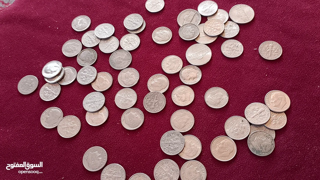 عملات أوربي +ربع دولار امريكي