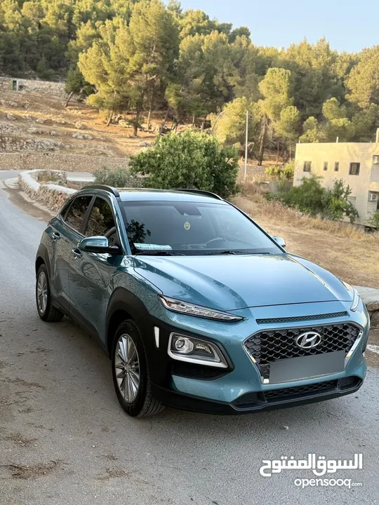 هيونداي كونا 2020  حالة الشركة  عداد 55  ألف فقط لون مميز
