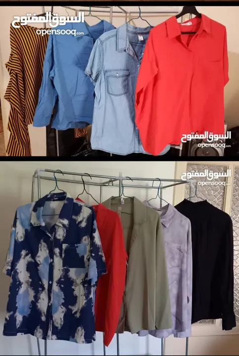 شروة اواعي ستاتي جديد ومستعمل خفيف للبيع القياسات مشكله والسعر حرق