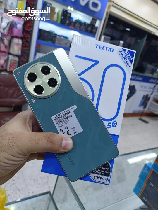 جديد مكفول سنه Kamon 30 5G رام 24  ججيا 512 متوفر توصيل