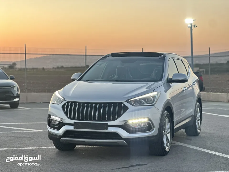 هونداي سنتفيه 2016/فتحة سقف بانوراما  4x4