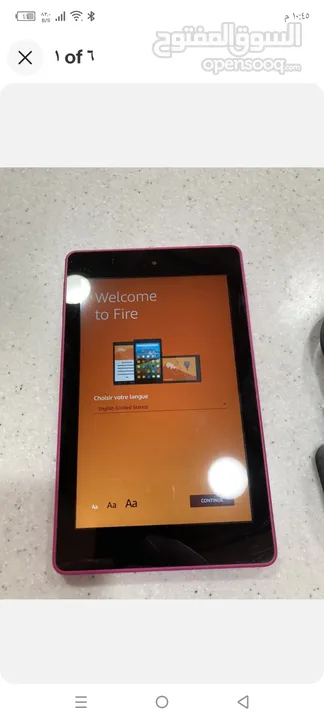 Fire HD 6 Tablet, 6" HD Display, Wi-Fi, 8 GB Magenta 4th Generation