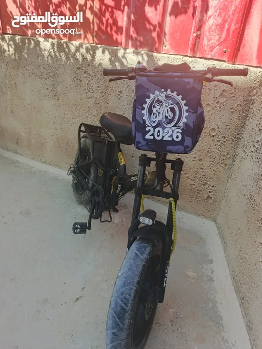 بسكليت كهربا للبيع 48 فولت 20 امبير ماطور 750 واط