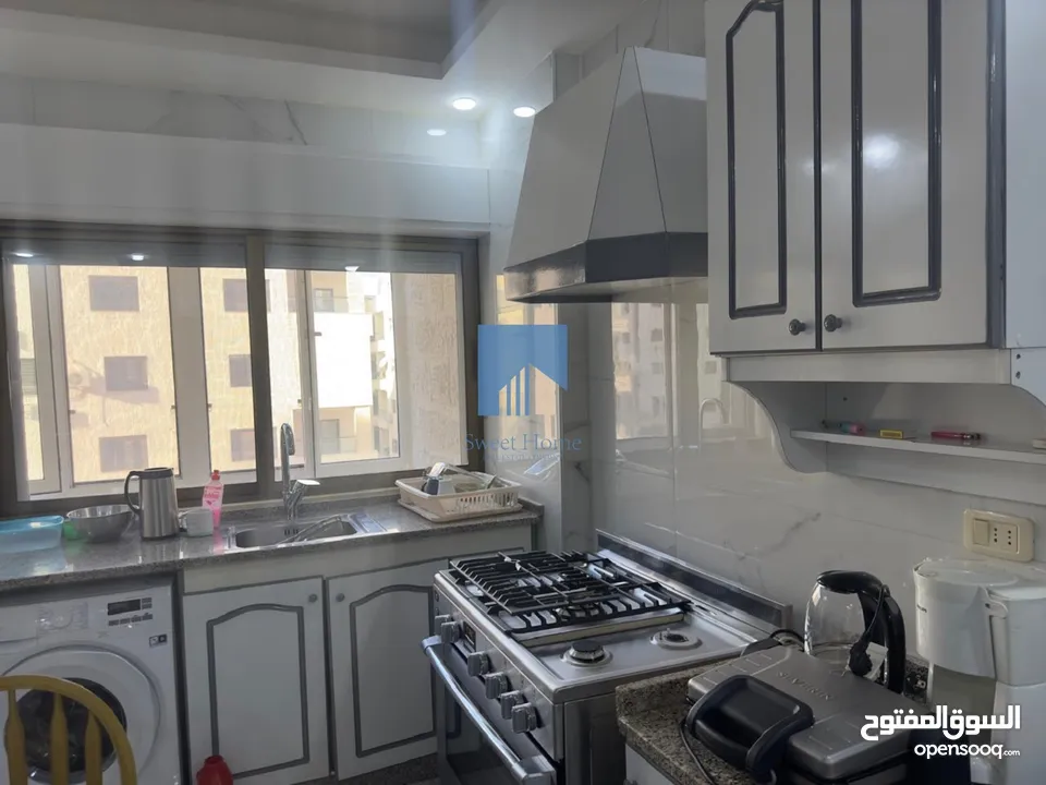 شقة مفروشة مميزة للبيع في تلاع العلي  - خلف أسواق السلطان طابق ثاني 81م تشطيب سوبر ديلوكس