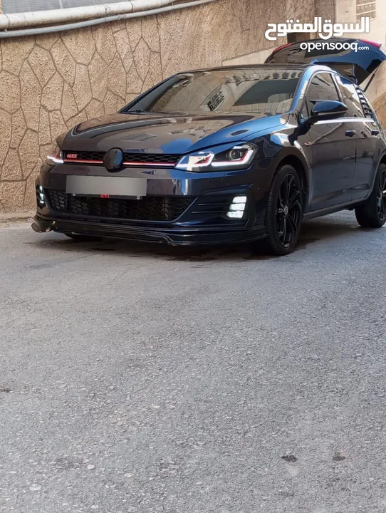 جولف TSI جنط ار  متور نضيف ما بنقص ولا غرام زيت   لوديترات جديده شركه جير اصلي مطقمه جتي اي 2019