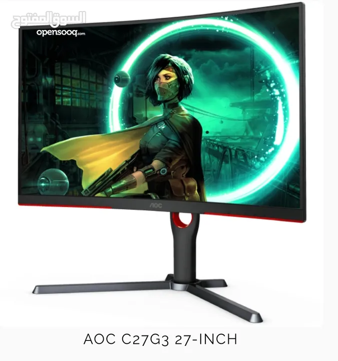 AOC C27G3 CURVED GAMING MONITOR 27"INCH