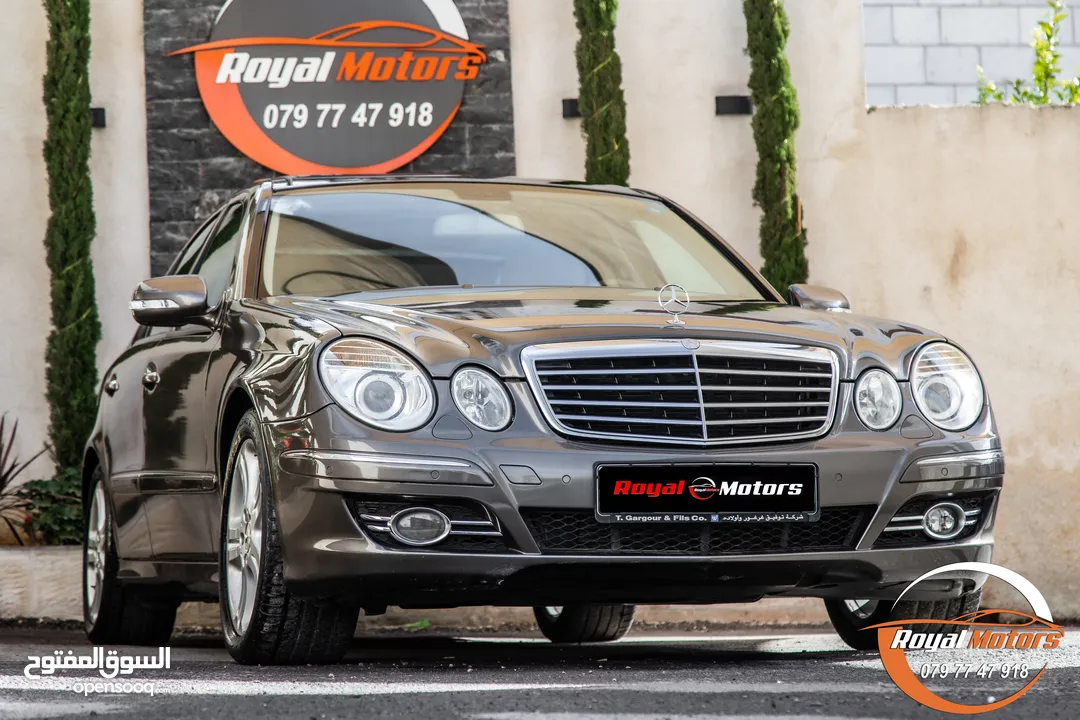 Mercedes E200 2007 Avantgarde  وارد و بحالة الوكالة