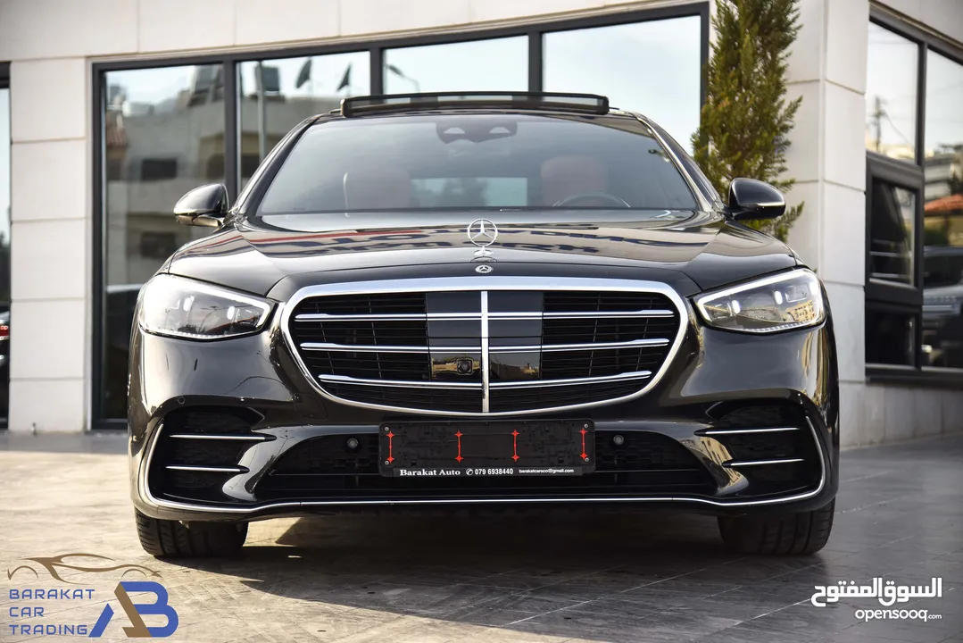 مرسيدس اس كلاس مايلد هايبرد وارد الوكالة 2022 Mercedes S450 4MATIC AMG Line Mild Hybrid