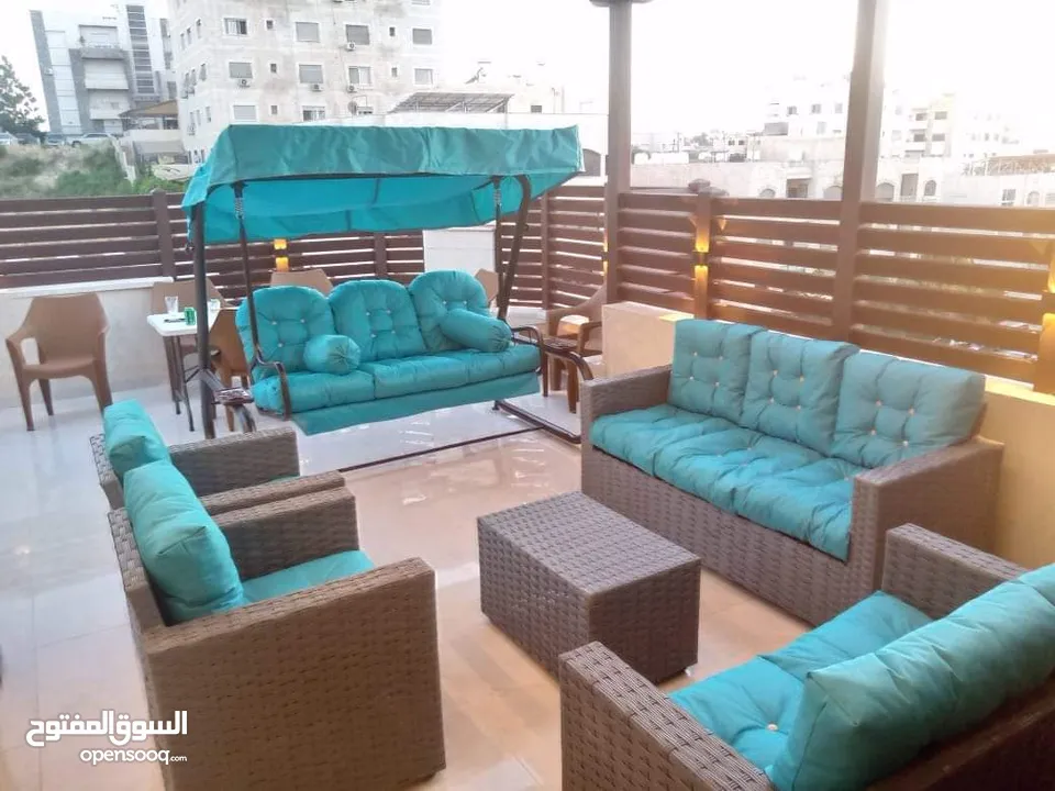 تفصيل فرش و  كفرات غطاء لأطقم الرتان ومرجيحة مفروشة. خدمة التوصيل لجميع المحافظات