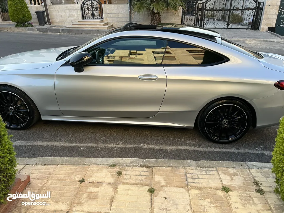 مرسيدس c200 coupe AMG kit plus ممشى قليل