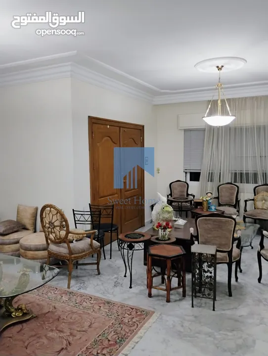شقة أرضية مفروشة فاخرة للبيع في دير غبار قرب جونيا ودوار الهاشميين 191م مع ترس وحديقة 35م بسعر مغري