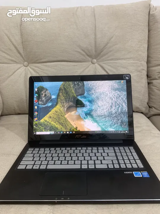 Laptop asus core i 5 4200 وارد امريكي بحال الوكالة فل نظافة