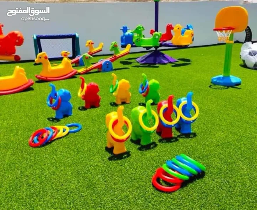 اقواس توازن العاب التوازن الحركي وتيلي ماتش وقفز وتسلق