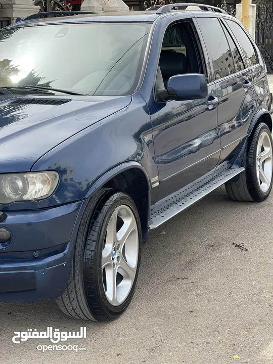 BMW X5 موديل 2001 فحص كامل ترخيص وتنازل واطي للبيع او البدل ع مرسيدس E200 موديل 2004
