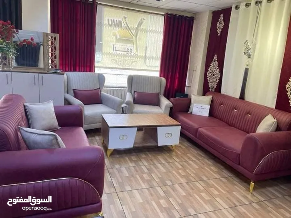 معرض سيمبا تفصيل افخم اطقم الكنب والبرادي والفراش العربي