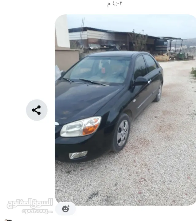 كيا سيراتو نظيفة جدا 2007