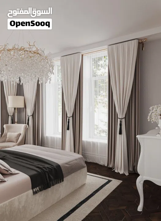 Luxurious Curtain Designs  Complete with Installation  Wallpaper Pasting