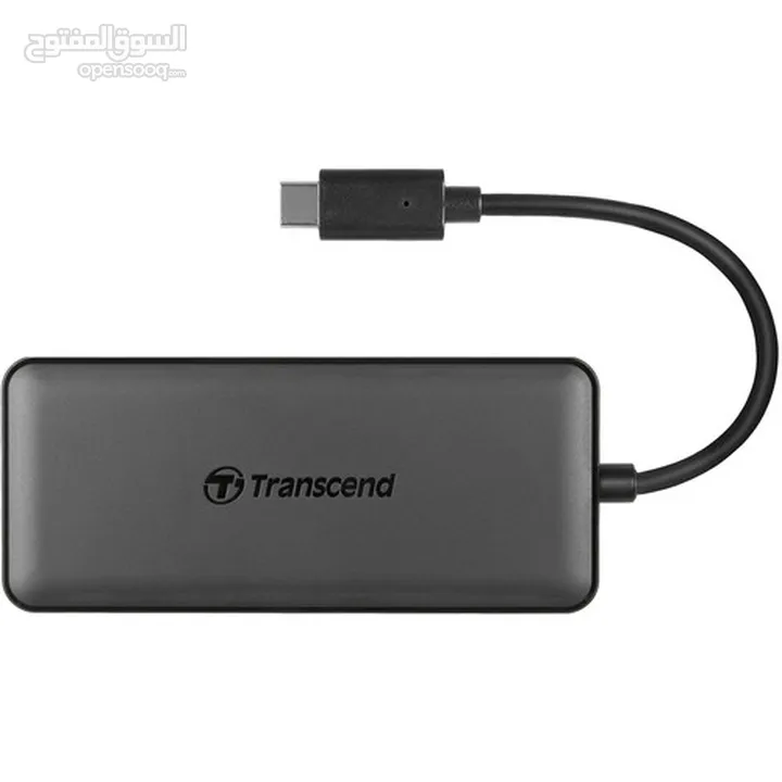 موزع USB HUB عالي السرعة 3.1 و  Transcend HUB5C Type-C 6 in one Port USB HUB SuperSpeed 3.1