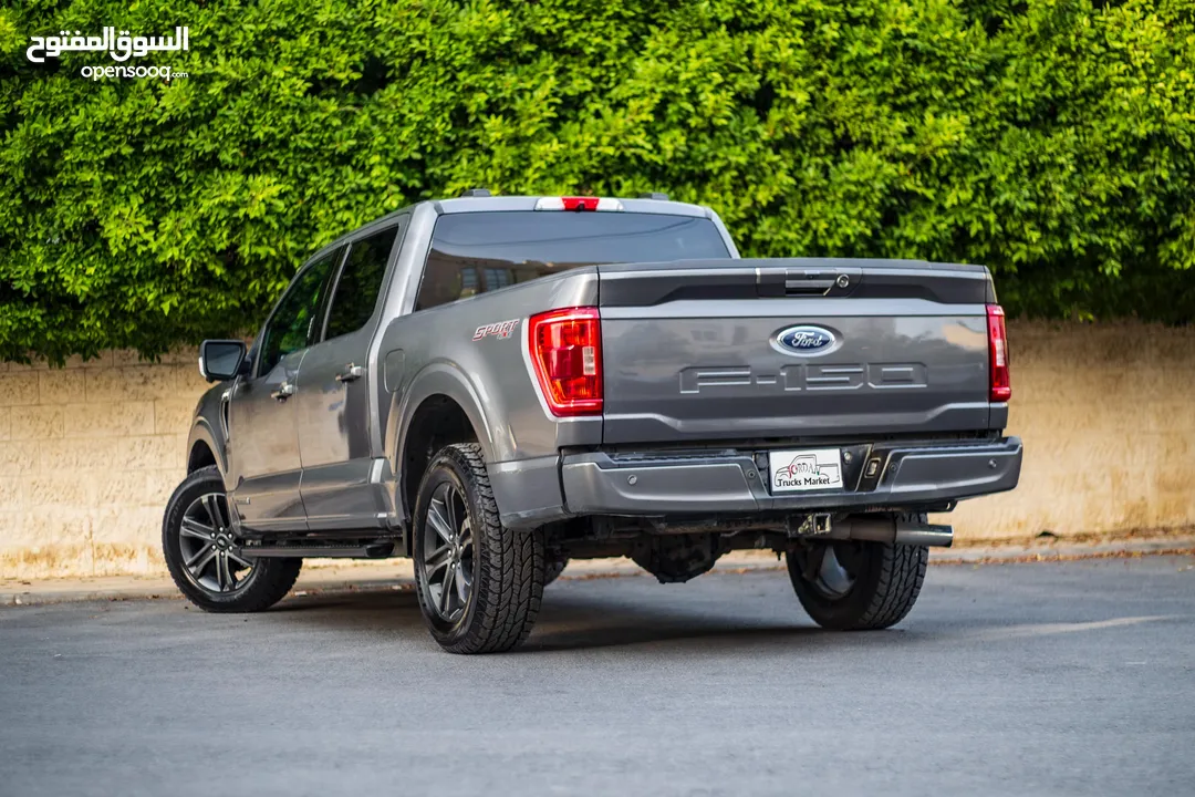 Ford F150  Xlt Sport 3.5L V6 PowerBoost Hybrid 4X4 2021/ فورد هايبريد جمرك جديد