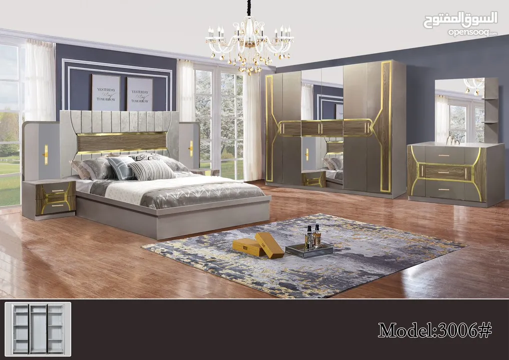 New stylish bedroom turkey and chaines