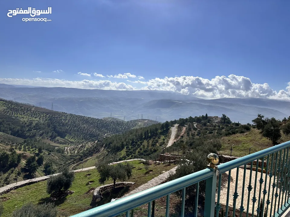 مزرعة مميزة في جرش مع بيت طابقين بسعر مميز للبيع