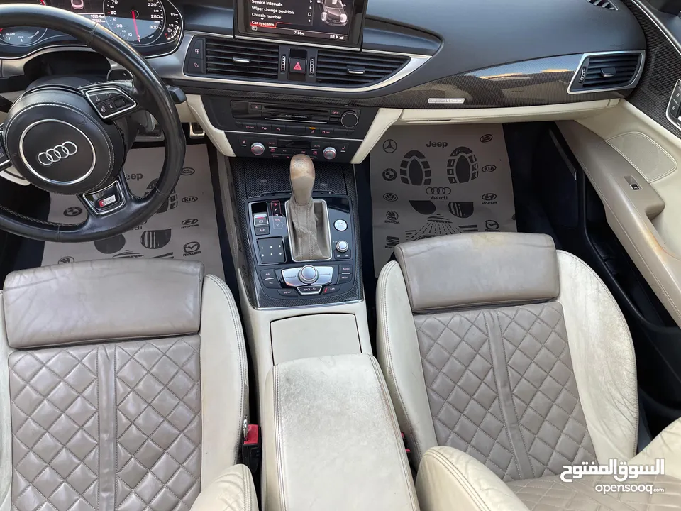 النوع : AUDI الفئة : A7 سنة الصنع : 2015 كيلو مترات : 158000 عدد المقاعد : 5 نوع الوقود : بنزين