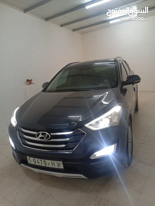 جيب هونداي سنتافي متور 2000 فل ما عدا فتحة لون بترولي مميز سعر حرق على الكاش