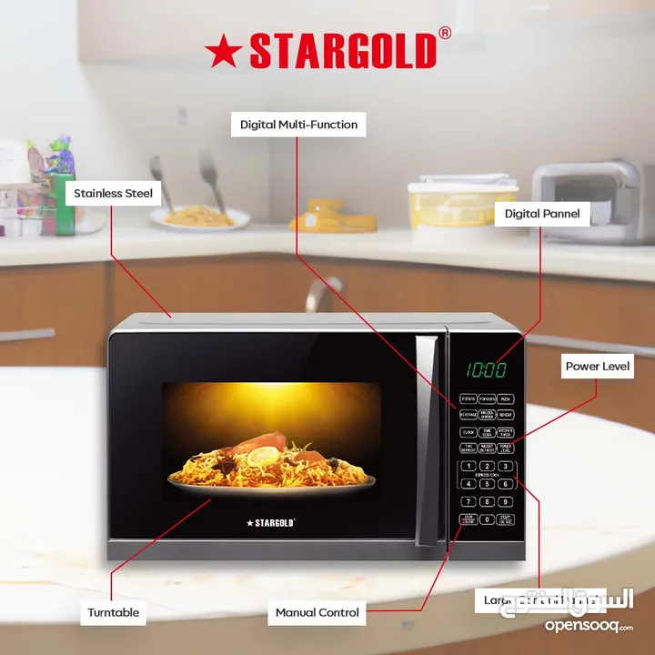 STARGOLD DIGITAL MICROWAVE OVEN