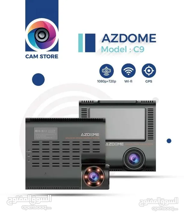 كاميرا مراقبة السائق داش كام azdome c9