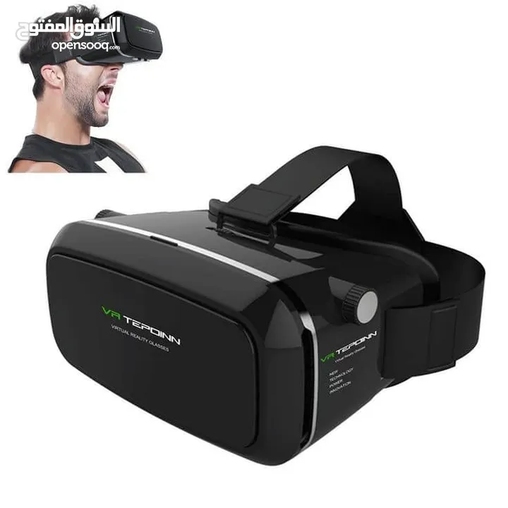 نظارات الواقع الافتراضي ثلاثية الابعاد VR 2.0 للموبايلات الذكية ونظارات العاب و مشاهدة الافلام ثلاثي