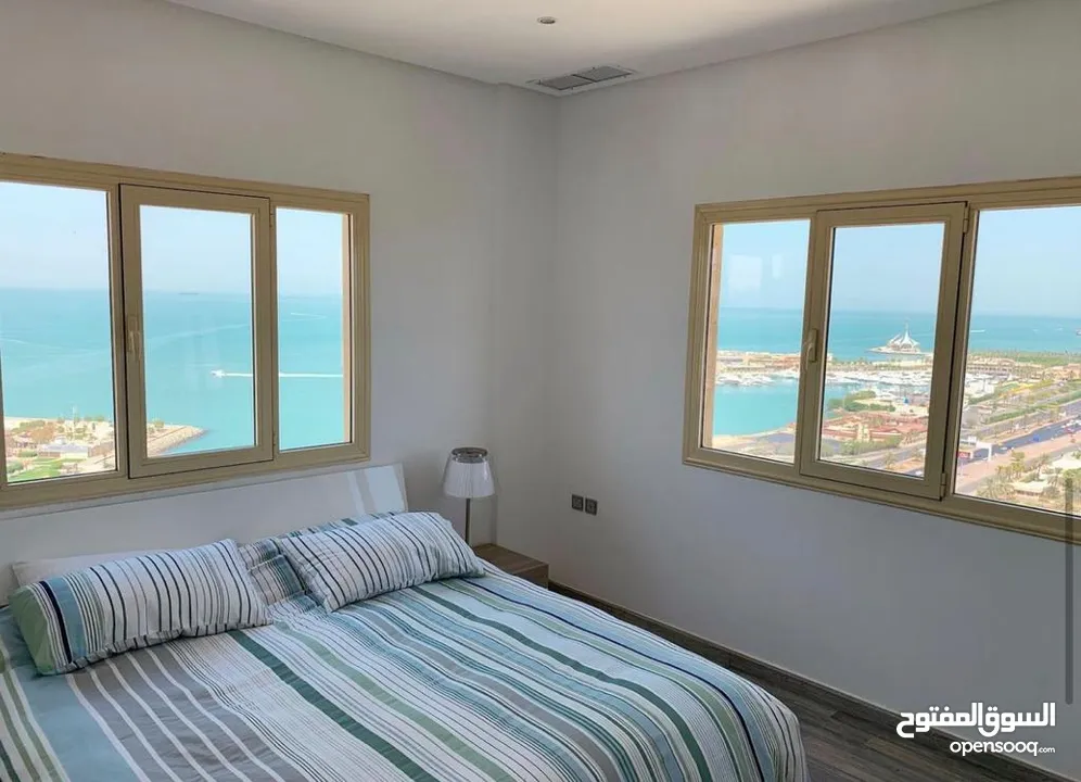 شقة سكنية للايجار فى Byblos complex السالميةقطعة9 الدور14 Sea view