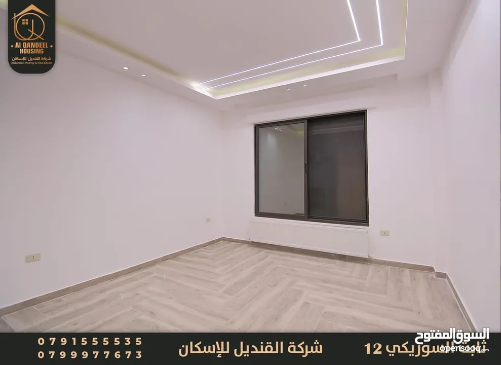شقة جديدة لم تسكن مع مطبخ راكب تشطيب سوبر ديلوكس