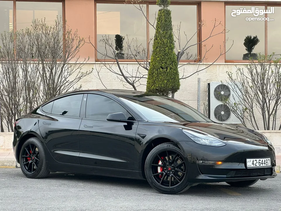 Tesla Model 3 Standerd Plus 2022 تيسلا جمرك جديد فحص كامل بسعر مغري