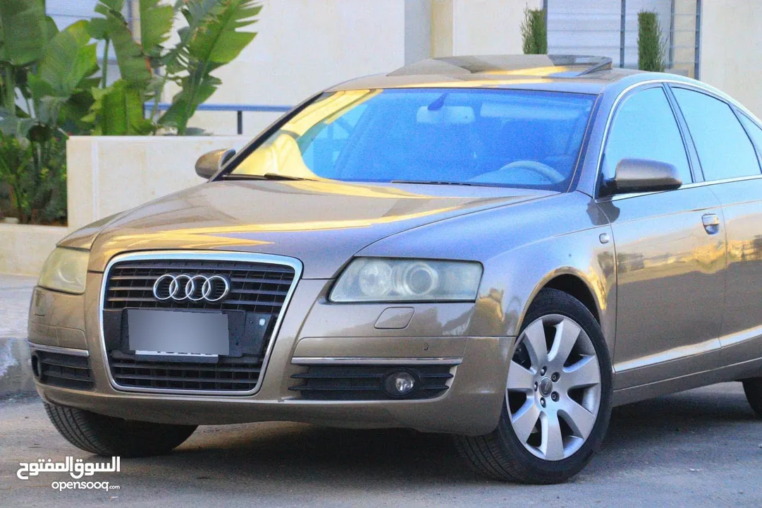 Audi A6 2009 وارد شركة نقل فل كامل فحص نظيف بسعر 7200
