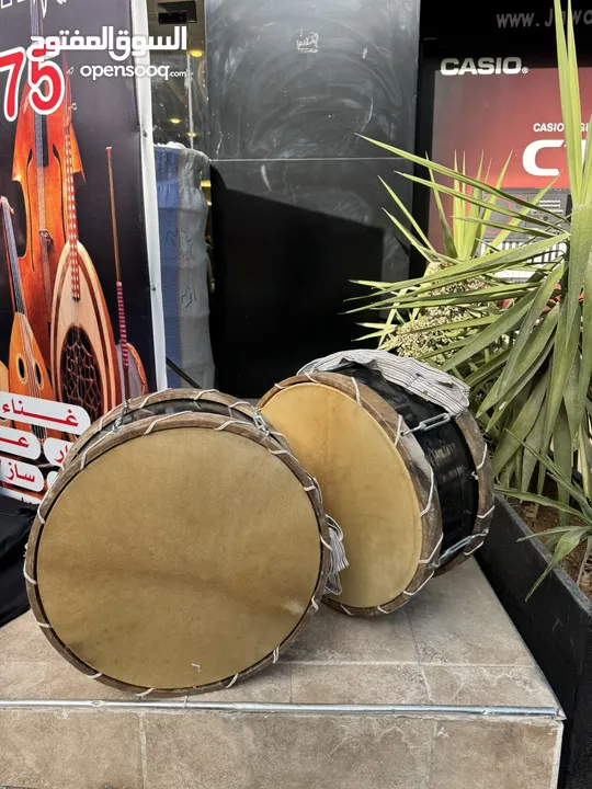طبل جلد ماعز صناعه سوريه كولتي عالي
