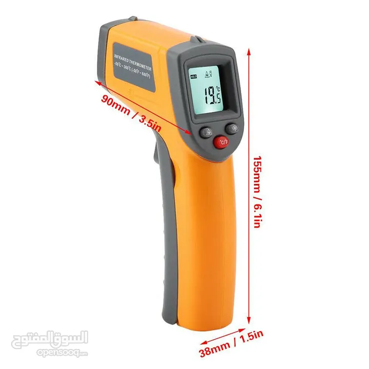 ميزان حرارة لايزر (ليس طبي) ZOYI Digital Precise Handheld Infrared Temperature L