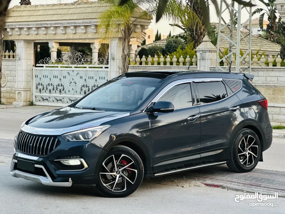 هونداي سنتافي 2016 فل الفل مسكرر ركززز الجب بووية شركةة بالكامل مطور جير بنايلون والسعر حرق لحق حالك