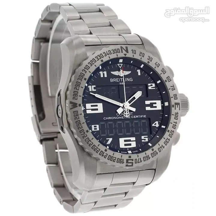 Breitling Cockpit B50 Professional EB5010 Black Dial Titanium full set box paper