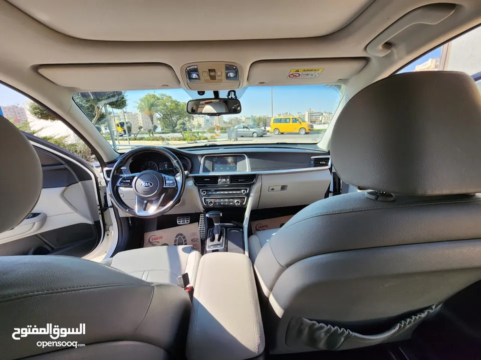 Kia Optima 2018 — لون أبيض لؤلؤي تحفة