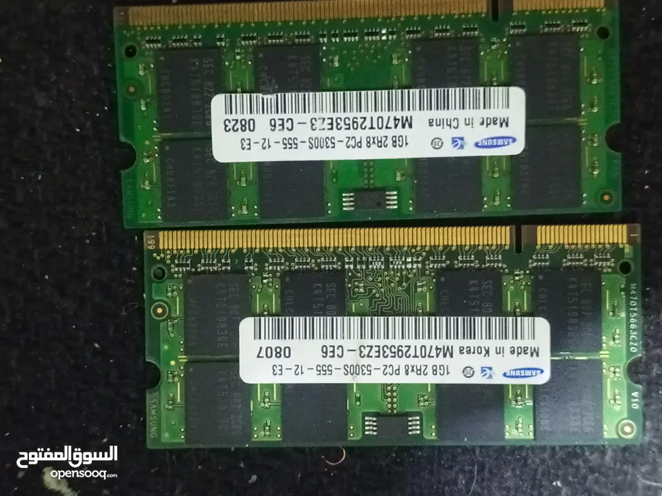 رامات لاب توب ddr2. ddr3  ddr4
