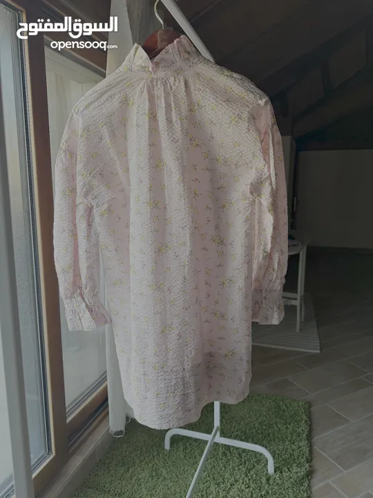 Pink floral Shirt Dress