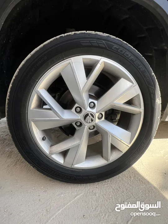 سكودا كودياك 2017للبيع موجود بالخليل مفلل اضافات