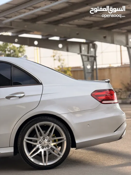 Mercedes E350d 2015 AMG بحالة الوكالة  متور 3.0 ديزل 6 سلندر